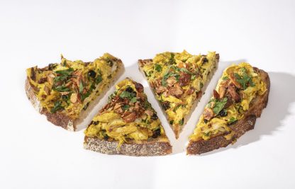 Curried Chicken Salad Tartine